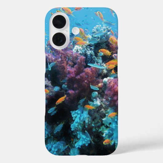 Roze koraal onderwater scène Case-Mate iPhone case (Achterkant)