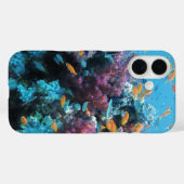 Roze koraal onderwater scène Case-Mate iPhone case (Achterkant (horizontaal))