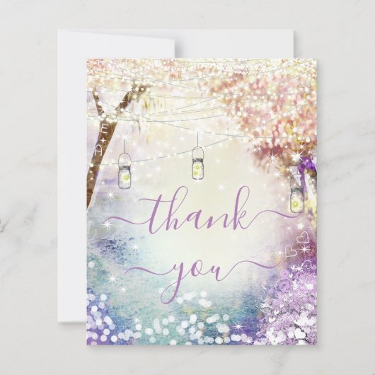 Roze Koraal Paarse Blauwe Bos Sprookjesachtige Bru (Voorkant)