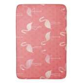 Roze koraal rood flamingo naadloos patroon badmat (Voorkant Verticaal)
