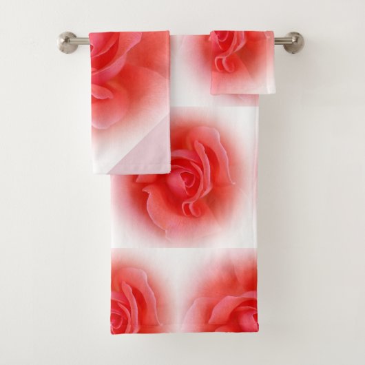 roze koraal roos bad handdoek (Insitu)