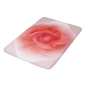 roze koraal roos badmat (Gekanteld)