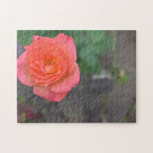 Roze koraal Roos Bloem Ventilator Natuur Foto Legpuzzel