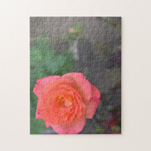 Roze koraal Roos Bloem Ventilator Natuur Foto Legpuzzel (Verticaal)