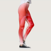 roze koraal roos leggings (Rechts)