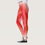 roze koraal roos leggings (Links)