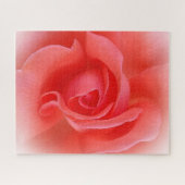 roze koraal roos legpuzzel (Horizontaal)