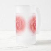 roze koraal roos matglas bierpul (Voorkant rechts)