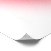 roze koraal roos poster (Hoek)