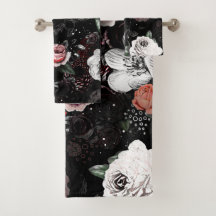 Roze, Koraal, Wit & Zwarte Victoriaanse Roos