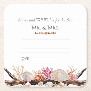 Roze Koraal Zeeschelpen Parels Zeesterren Driftwoo Kartonnen Onderzetters