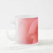 roze koraalroos matglas koffiemok (Links)