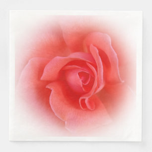 roze koraalroos servet
