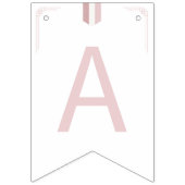 Roze Koreaanse Doljanchi Happy Birthday Vlaggetjes (Derde vlag)