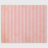 Roze kornbloem stripe-papier voor onmiddellijke v cadeaupapier (Vlak)