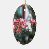 Roze kornoelje keramisch ornament (Rechts)