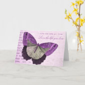  roze korrelig inspirerend citaat kaart (Gele Bloem)