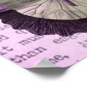  roze korrelig inspirerend citaat poster (Hoek)