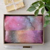 Roze kosmiek (ontwerp 9 van de roze reeks) tissuepapier (Geschenk)