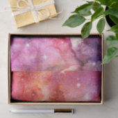 Roze Kosmisch (Ontwerp 38 Roze Reeks) Tissuepapier (Geschenk)