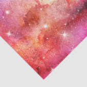 Roze Kosmisch (Ontwerp 38 Roze Reeks) Tissuepapier (Detail)
