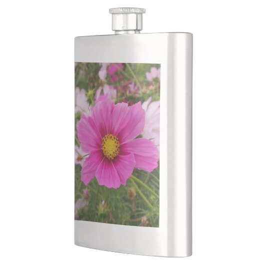 Roze Kosmos Bloem Flacon (Links)
