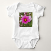 Roze Kosmos Bloem Romper (Voorkant)