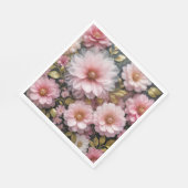 Roze Kosmos Collectie Servet (Hoek)