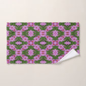 Roze Kosmos Daisy Flowers Abstracte Natuur Bad Handdoek (Handdoek)