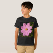 Roze kosmos (foto vierkant) t-shirt (Voorkant volledig)