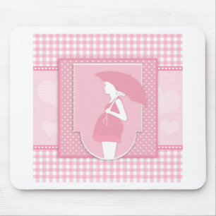 roze kraammoeder muismat