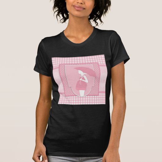 roze kraammoeder t-shirt (Voorkant)