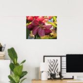 Roze krab Apple Tree Flower Poster (Thuiskantoor)