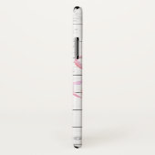 Roze krab strand hout ontwerp Case-Mate iPhone case (Achterkant / rechts)