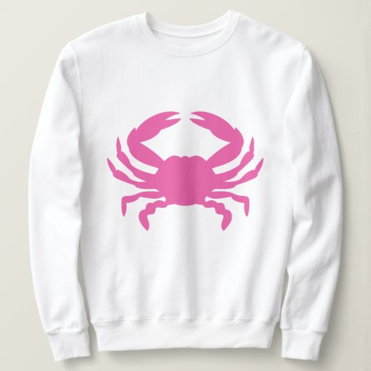 Roze krab trui (Design voorkant)