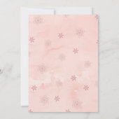 Roze krabbelbloemen foto kaart (Achterkant)