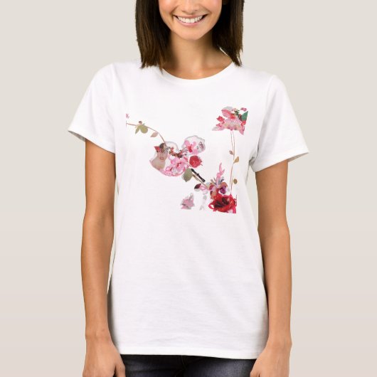 Roze kracht t-shirt (Voorkant)