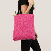 Roze kracht tote bag (Dichtbij)