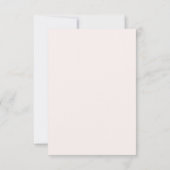 Roze Krans Bruiloft Save The Date (Achterkant)