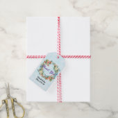 Roze krans voor Gift Labels & Gift Enclosures Cadeaulabel (Met Touw)