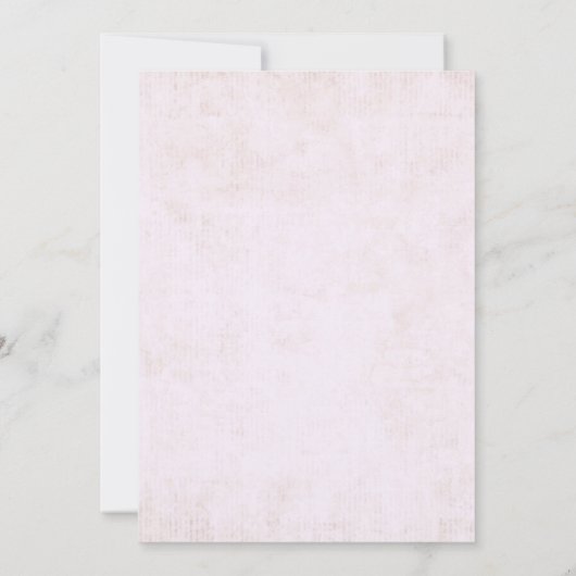 Roze krant Moderne foto bruiloft Save The Date (Achterkant)