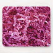 Roze kreukelvormige schijven Recyclen vulpapier Muismat (Voorkant)