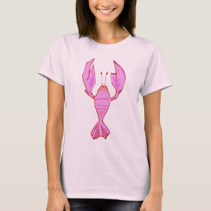 Roze kreupelvis t-shirt