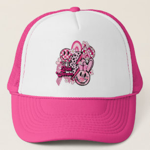 Roze Krijger Trucker Pet