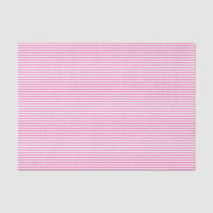 Roze krijtstreep tissuepapier