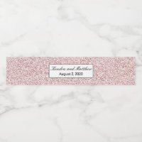 Roze Kristal Ijs Glitter Textuur