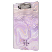 Roze Kristal Monogram Klembord (Links)