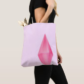 Roze kristal tote bag (Dichtbij)