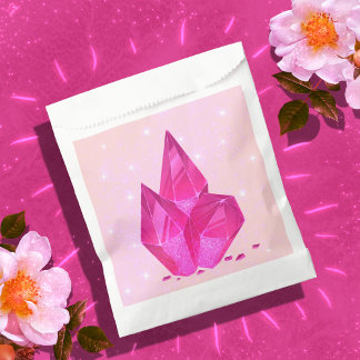 Roze Kristallen Favor Tassen voor Prinses Verjaard Bedankzakje