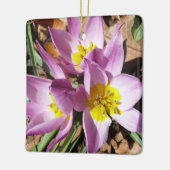 Roze krokodilentekoraal keramisch ornament (Links)